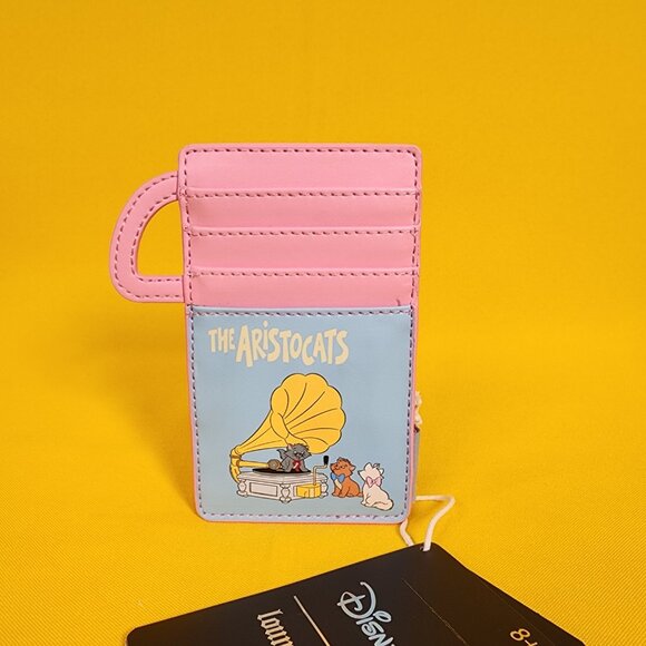 Loungefly Disney The Aristocats Movie Poster Thermos Card Holder Wallet NEW - Picture 4 of 9